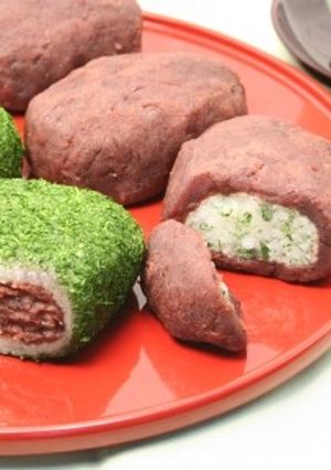 香るおはぎ(青のり衣とあん衣)-レシピのメイン写真
