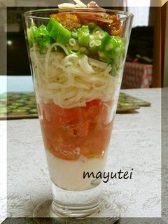 そうめんパフェ-レシピのメイン写真