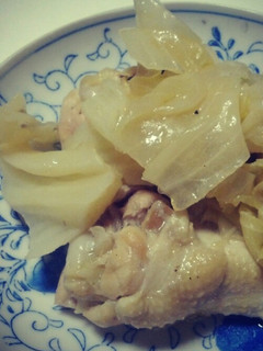 鶏肉とキャベツを煮ただけ!-レシピのメイン写真