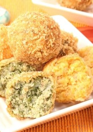 赤鬼と青鬼の和コロッケ-レシピのメイン写真