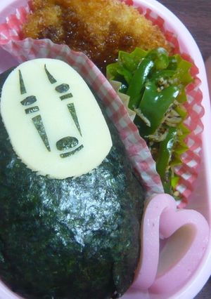 切ないカオナシキャラ弁-レシピのメイン写真