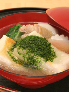 磯の香りたっぷり雑煮-レシピのメイン写真