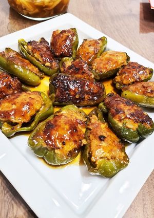 ★ピーマンの肉詰め②★照りマヨカレー-レシピのメイン写真