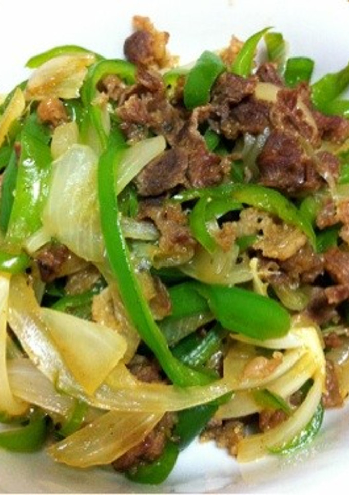 ☆簡単☆牛肉と野菜の青椒肉絲風炒めもの。-レシピのメイン写真