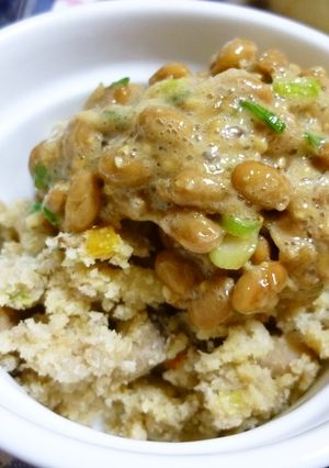 納豆に卯の花がおいし～✿-レシピのメイン写真