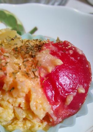 じゃかいもとトマトのチーズオムレツ-レシピのメイン写真