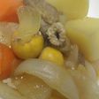 おつまみにも:鶏玉ひもの肉じゃが風