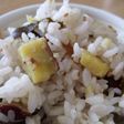 さつまいもと昆布の炊き込みご飯