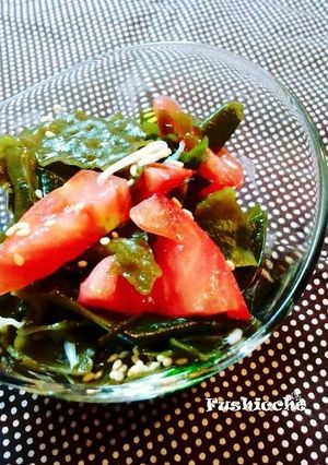 ワカメとトマトの中華風サラダ-レシピのメイン写真