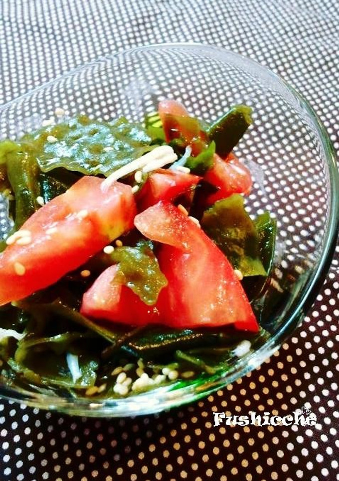 ワカメとトマトの中華風サラダ-レシピのメイン写真