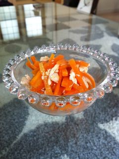 さっぱり♬塩麹で人参とささみの和え物-レシピのメイン写真