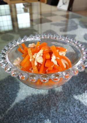 さっぱり♬塩麹で人参とささみの和え物-レシピのメイン写真