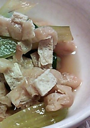 チンゲン菜と油揚げの煮浸し-レシピのメイン写真