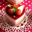 いちごとヨーグルトのムース