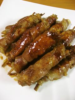 肉巻きごぼう-レシピのメイン写真