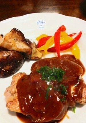 豚ヒレのソテー オニオンデミソースかけ-レシピのメイン写真