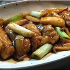 รูปของ 豚コマで角煮風？照り焼き