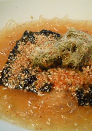 ぷちぷちが美味しい！ヘルシー海藻麺-レシピのメイン写真