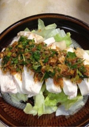 蒸し鶏の中華風香味ダレかけ-レシピのメイン写真
