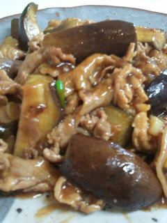なすと豚こま切れ肉の中華みそ炒め-レシピのメイン写真