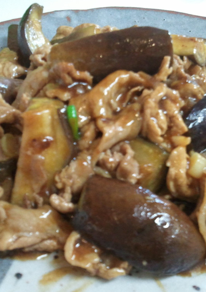 なすと豚こま切れ肉の中華みそ炒め-レシピのメイン写真