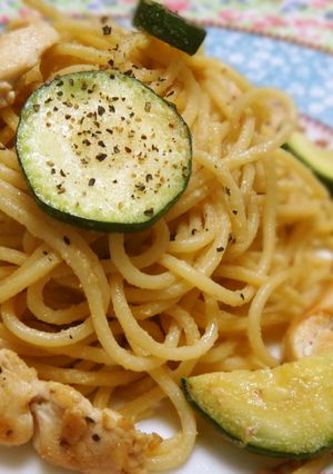 ズッキーニの柚子ゴマスパゲッティー-レシピのメイン写真