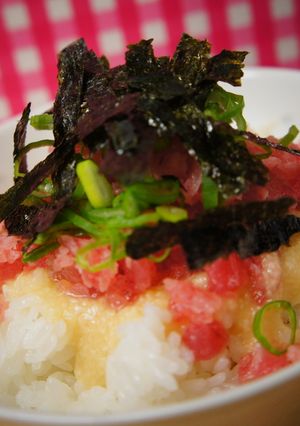 ねぎとろ山芋丼-レシピのメイン写真