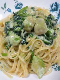 アボガドほうれん草のクリームパスタ-レシピのメイン写真