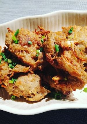 サバ缶と豆腐のふんわりさつま揚げ-レシピのメイン写真