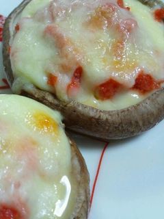 椎茸の明太マヨチーズステーキ-レシピのメイン写真