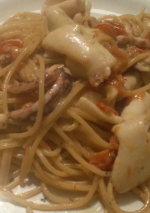 いかのワタ入りこくうまっパスタ-レシピのメイン写真