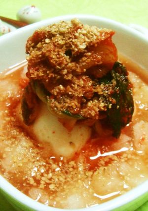 乗せるだけ！おろしキムチ冷ややっこ-レシピのメイン写真