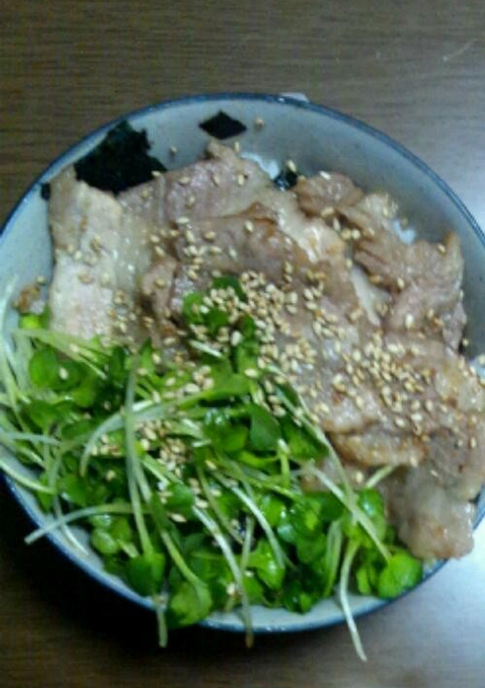 10分で簡単! しょうが焼き丼☆-レシピのメイン写真