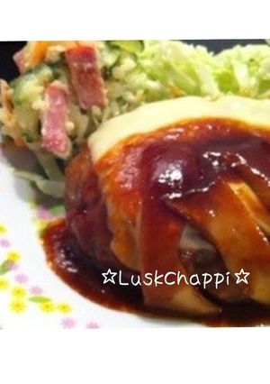 ふっくら♡豆腐入りハンバーグ-レシピのメイン写真