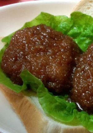 簡単!感嘆!ソースカツサンド-レシピのメイン写真