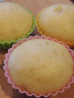 米粉でもっちりさつまいも蒸しパン-レシピのメイン写真