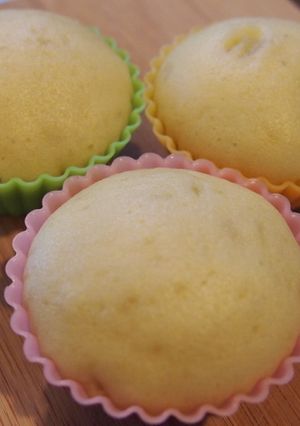 米粉でもっちりさつまいも蒸しパン-レシピのメイン写真