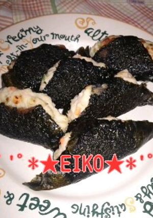 つくねの海苔はさみ焼き☆彡-レシピのメイン写真