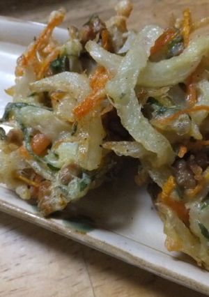青じそ香る☆納豆のかき揚げ-レシピのメイン写真