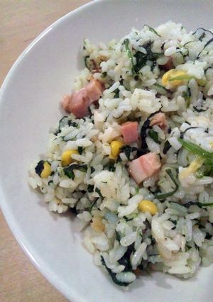 ベーコンとほうれん草のチャーハン-レシピのメイン写真