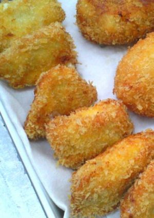 旨い激安塩麹鶏むね肉チーズトロｶﾂ-レシピのメイン写真