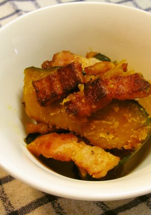 かぼちゃとベーコンの焼きサラダ-レシピのメイン写真