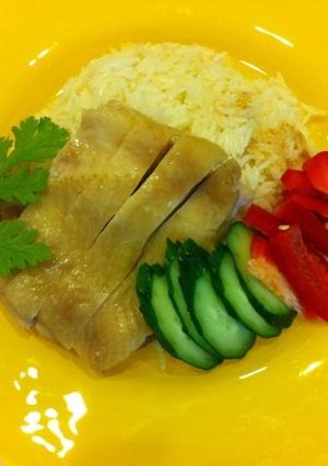 蒸して炊いて激旨!海南チキンライス-レシピのメイン写真