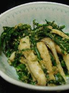 春菊とエリンギの胡麻和え-レシピのメイン写真