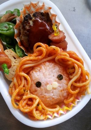 キャラ弁 ライオン弁当-レシピのメイン写真