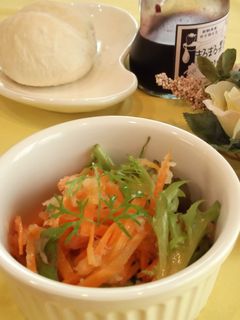 ベビーリーフと人参のおろし和え-レシピのメイン写真