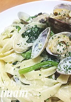 アサリのクリームパスタ-レシピのメイン写真