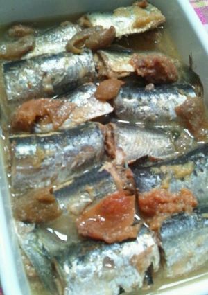 圧力鍋で骨まで食べれる★まいわしの梅煮-レシピのメイン写真