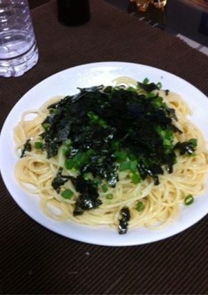 簡単！ごま油香るネギ塩パスタ-レシピのメイン写真