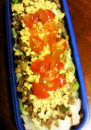 ヘルシータコライス弁当-レシピのメイン写真